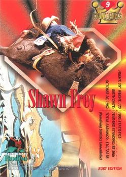 1996 High Gear Rodeo Crown Jewels #9 Shawn Frey Back